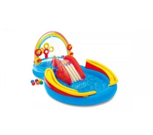 PISCINA GONFLABILA PENTRU COPII INTEX RAINBOW RING PLAY CENTER