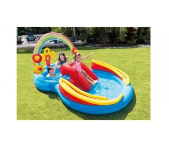 PISCINA GONFLABILA PENTRU COPII INTEX RAINBOW RING PLAY CENTER