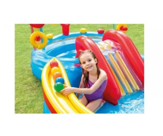 PISCINA GONFLABILA PENTRU COPII INTEX RAINBOW RING PLAY CENTER