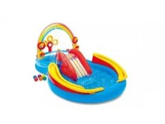 PISCINA GONFLABILA PENTRU COPII INTEX RAINBOW RING PLAY CENTER